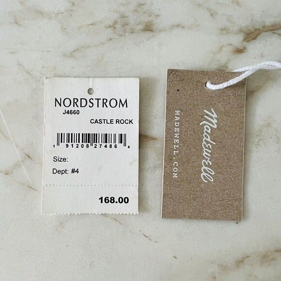 MADEWELL Mini Transport Perforated Leather Crossbody Bag - Castle Rock - Picture 11 of 11